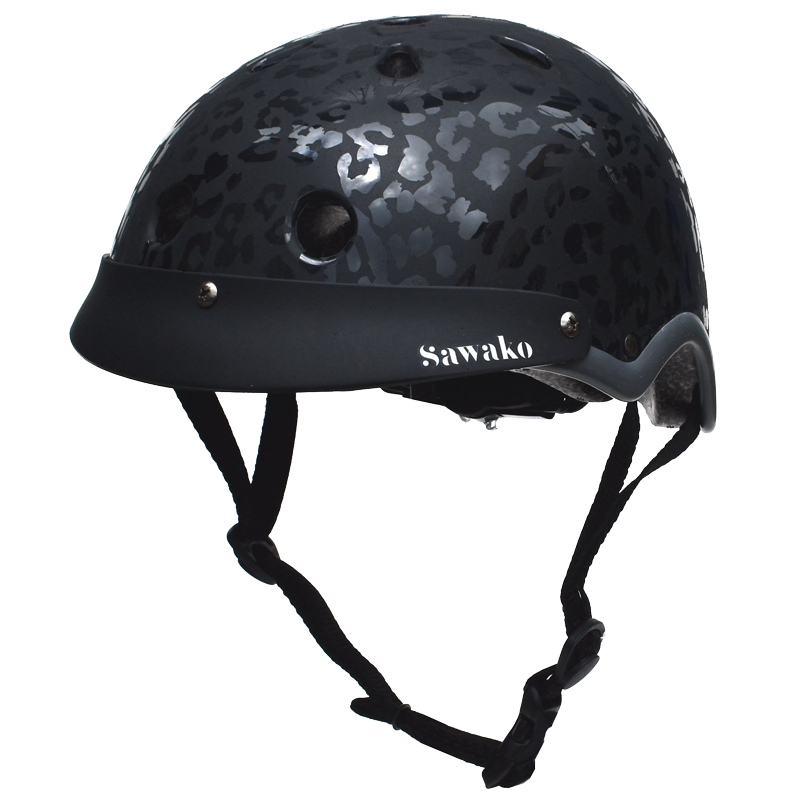 Sawako Women's Madison Black Bicycle Helmet – Sawako: Bike Helmets ...