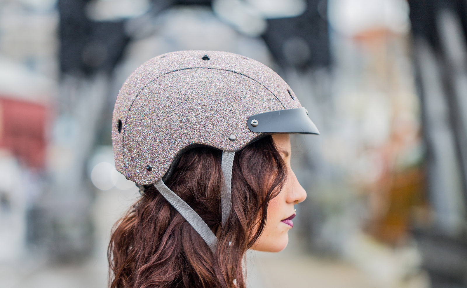 Cute bike helmets women sale